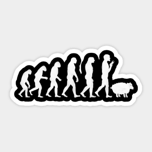 Funny Evolution Theory Humor Sticker